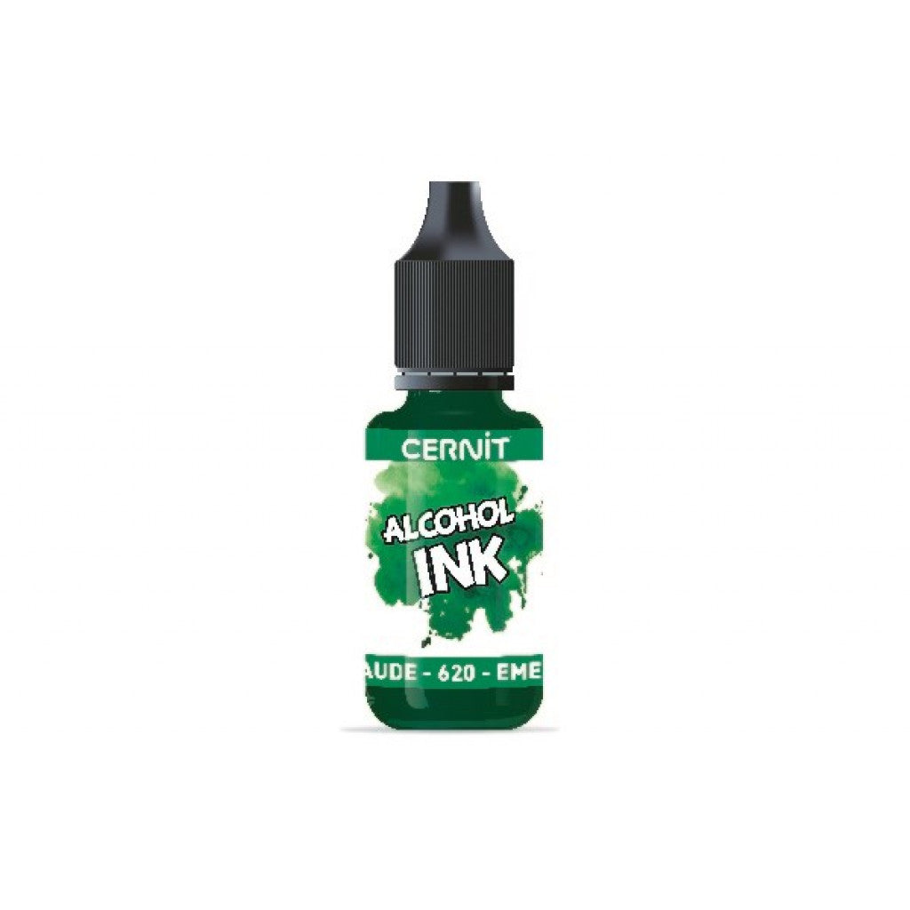 Cernit Alcohol Ink 20ml - 620 Emerald Green