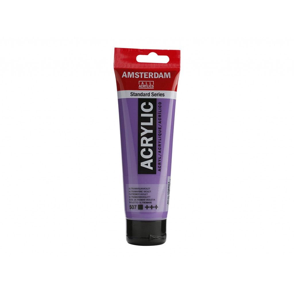 Amsterdam Standard 120ml - 507 Ultramarine Violet - HobbyHimmelen