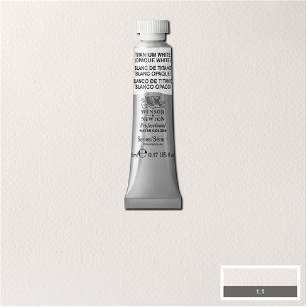 W&N - Artists Water Colour 5ml - 644 Titanium White (Opaque)