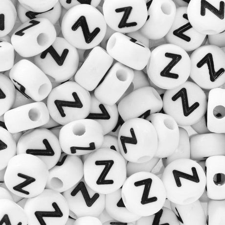 Bokstavperler 50stk. Z - HobbyHimmelen