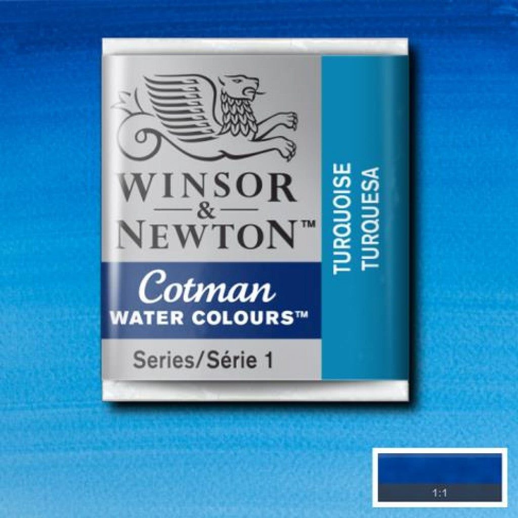 W&N - Cotman Water Colour HP - 654 Turquoise