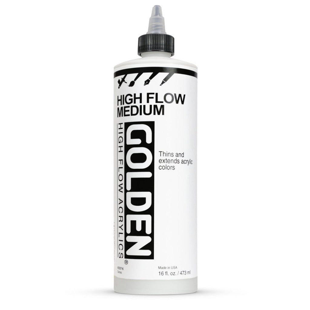 Golden High Flow Acrylics 473ml - High Flow Medium