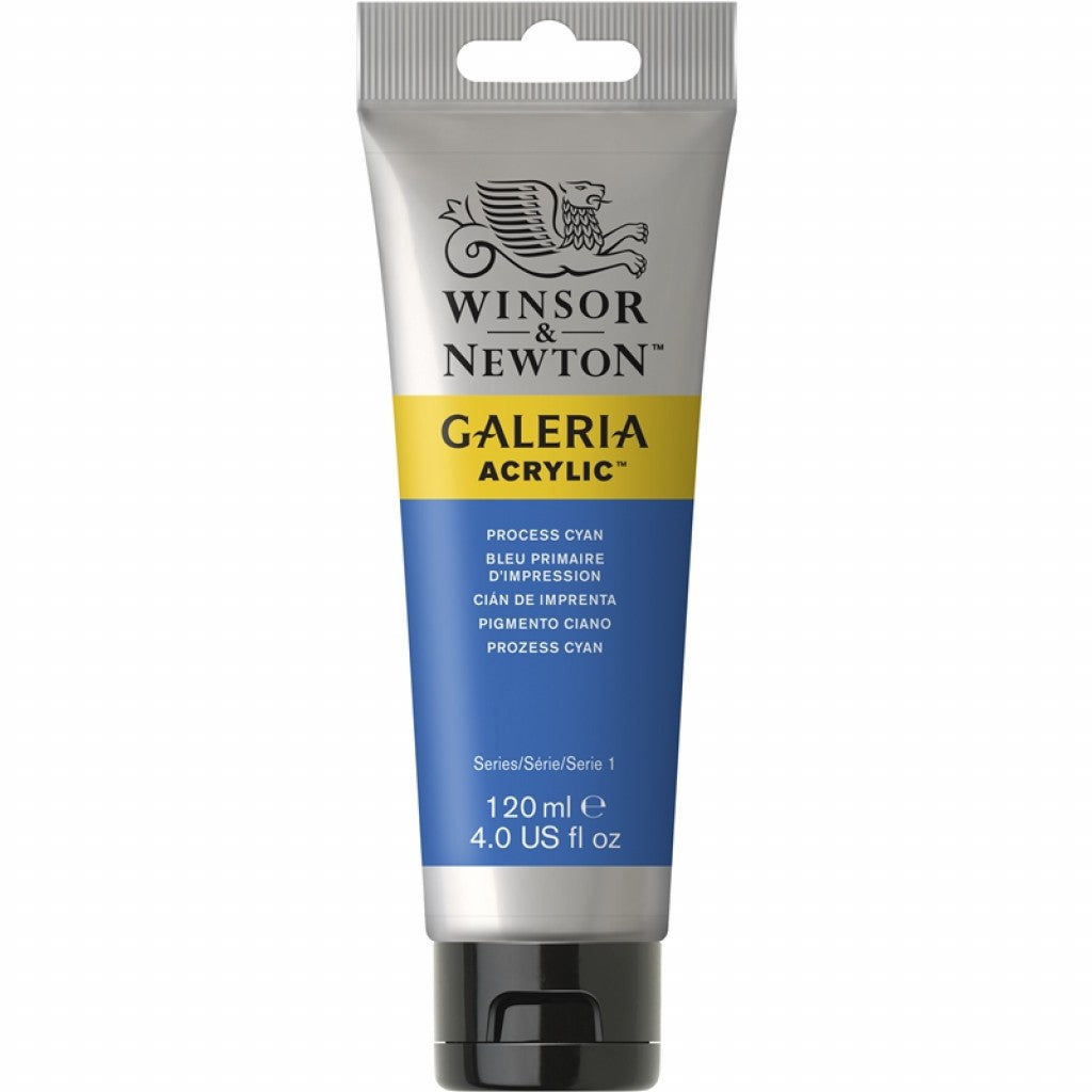 W&N - Galeria Acrylic 120ml - 535 Process Cyan