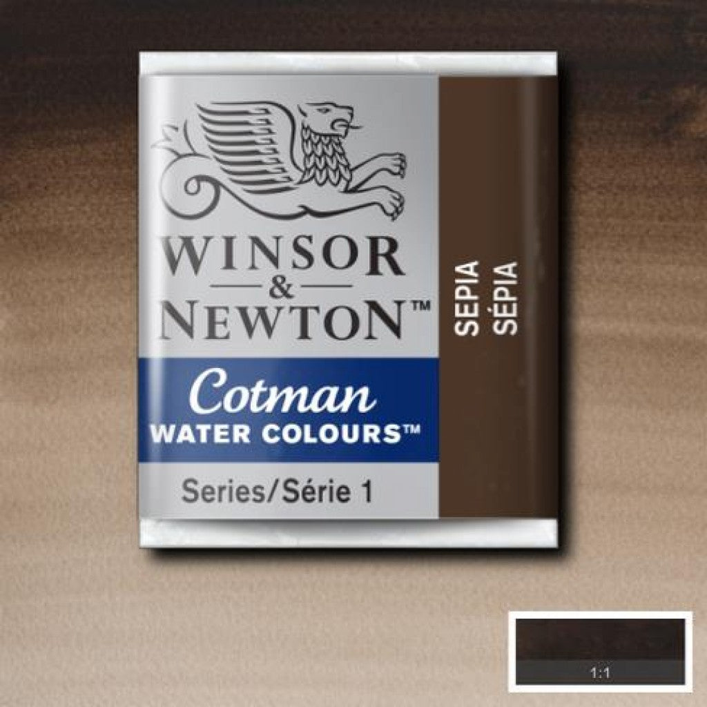 W&N - Cotman Water Colour HP - 609 Sepia