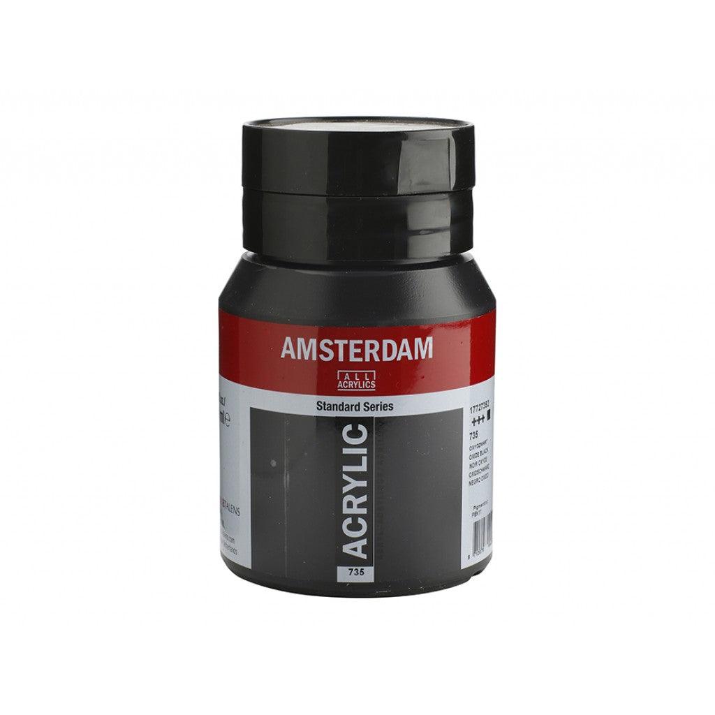 Amsterdam Standard 500ml - 735 Oxide Black - HobbyHimmelen