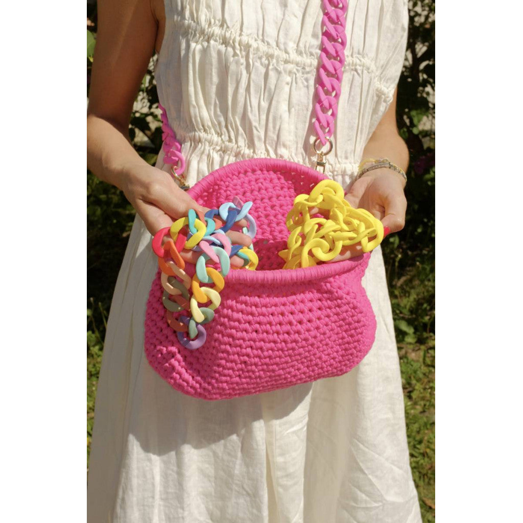 Veskehåndtak Litt Mye Tykk Lenke - Gul