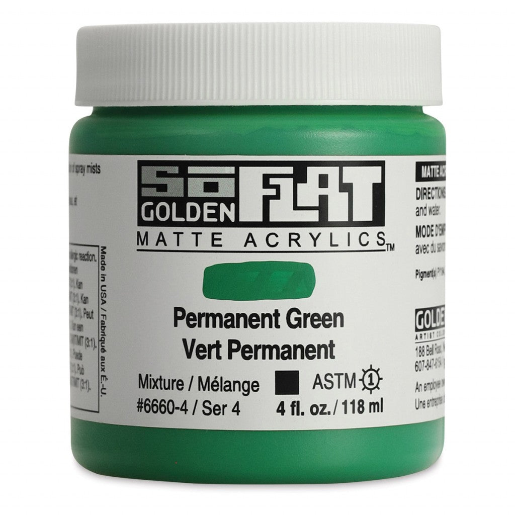 Golden - SoFlat 118ml - 6660-4 Permanent Green