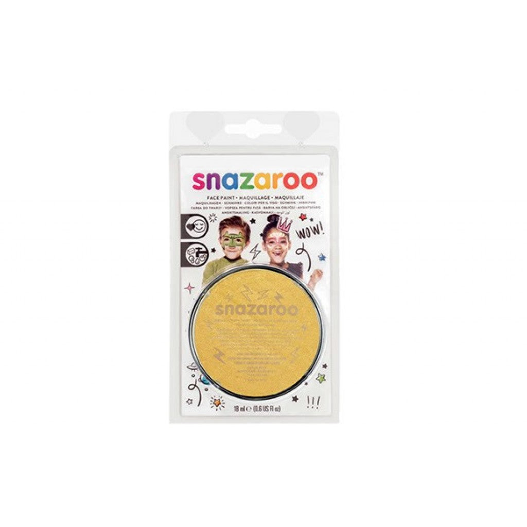Snazaroo Ansiktsmaling, 18ml - Electric Gold