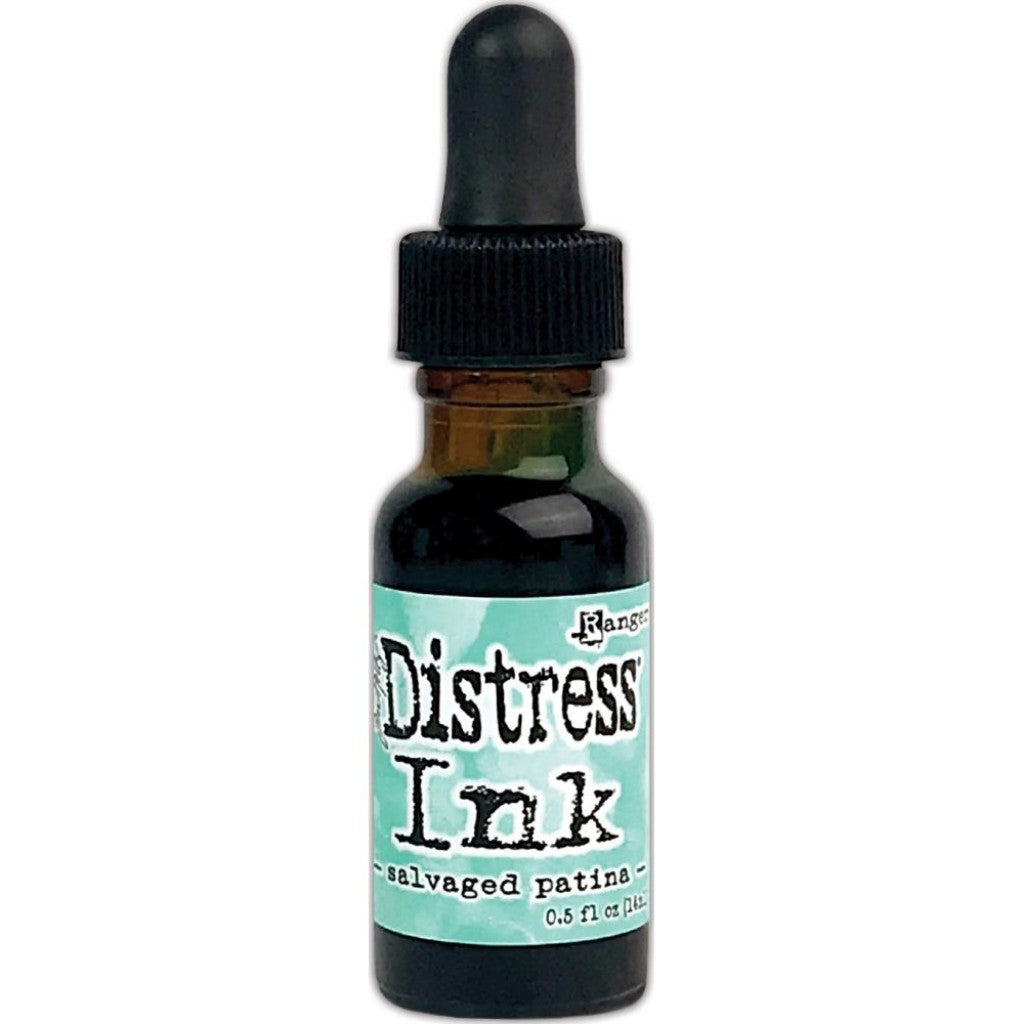 Tim Holtz Distress Ink Re-Inker 15ml - Salvaged Patina