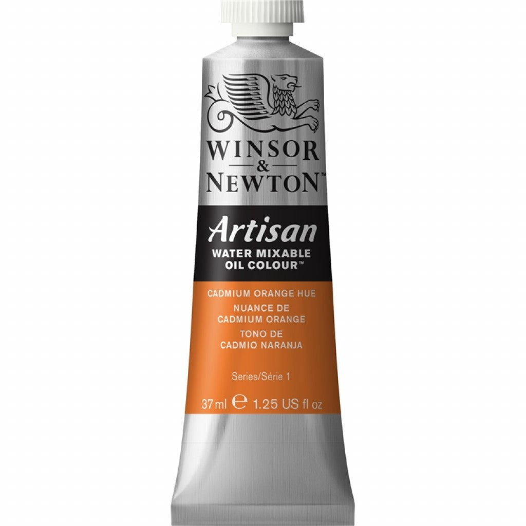 W&N - Artisan Water Mixable Oil 37ml - 090 Cadmium Orange Hue