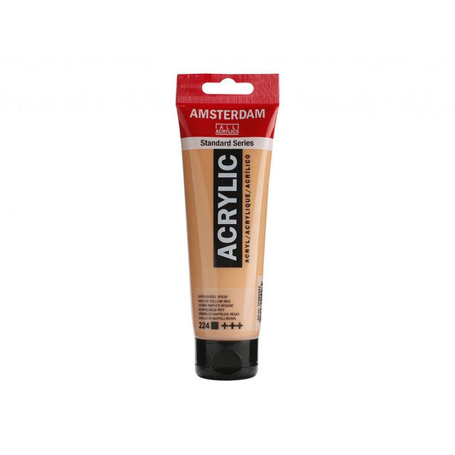 Amsterdam Standard 120ml - 224 Naples Yellow Red - HobbyHimmelen