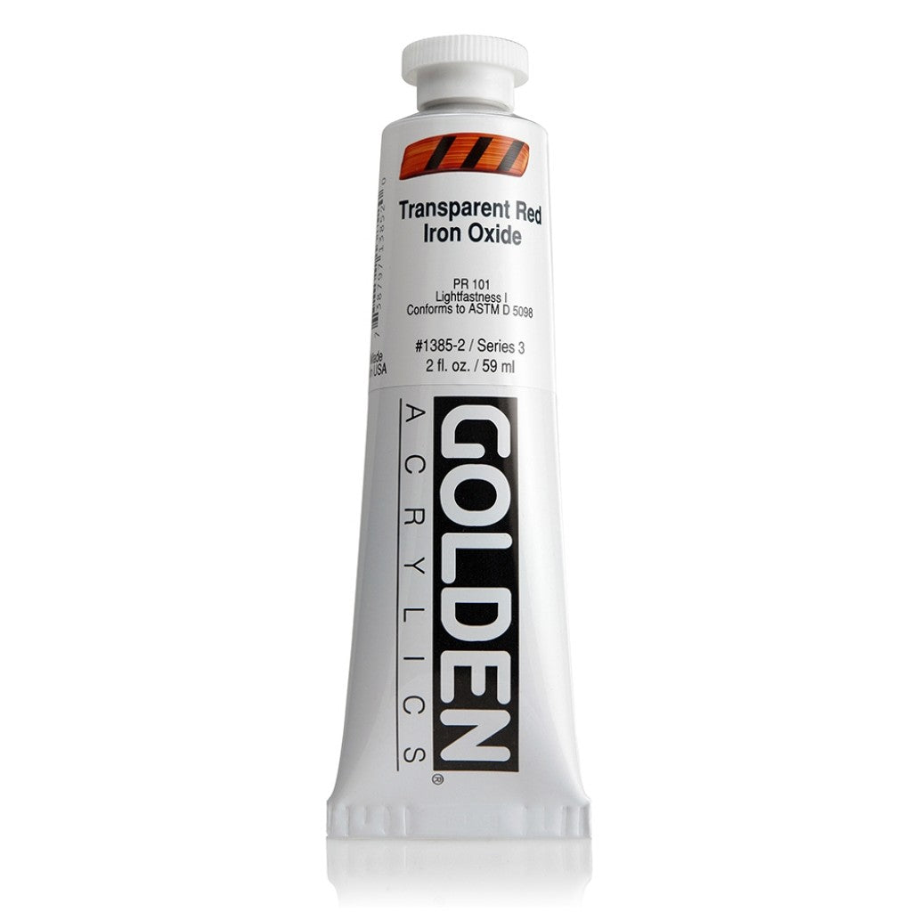 Golden - Heavy Body 59ml - 1385-2 Transparent Red Iron Oxide