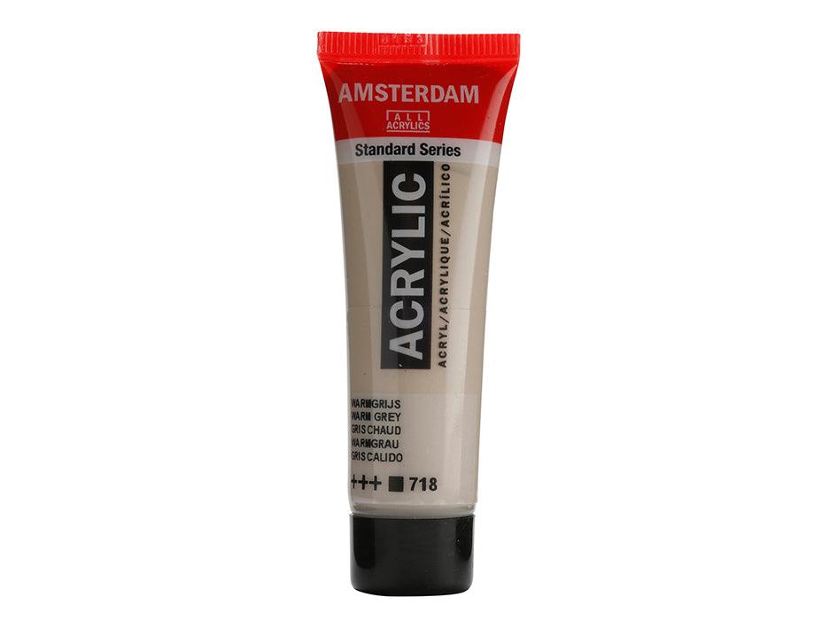Amsterdam Standard 20ml - 718 Warm Grey - HobbyHimmelen