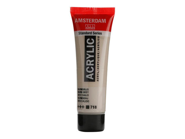 Amsterdam Standard 20ml - 718 Warm Grey - HobbyHimmelen