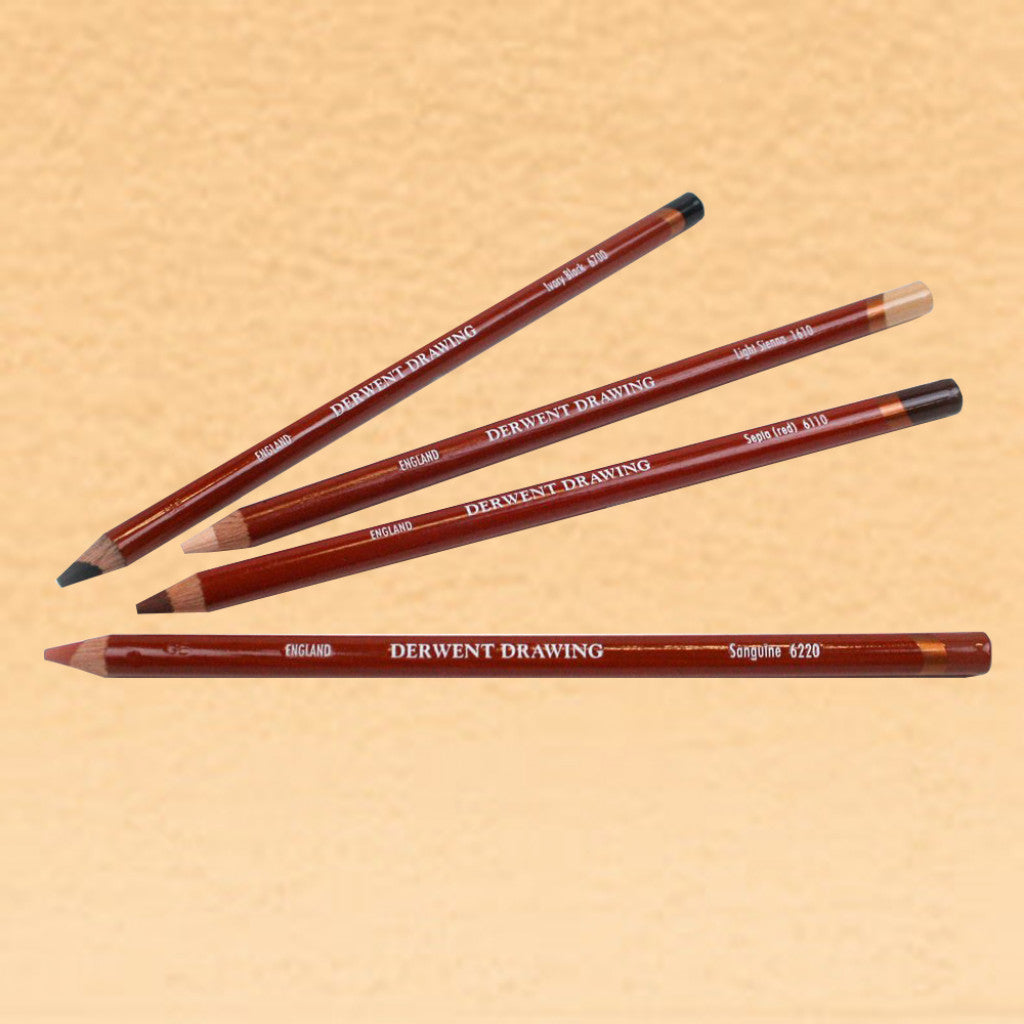 Derwent - Drawing - 1610 Light Sienna