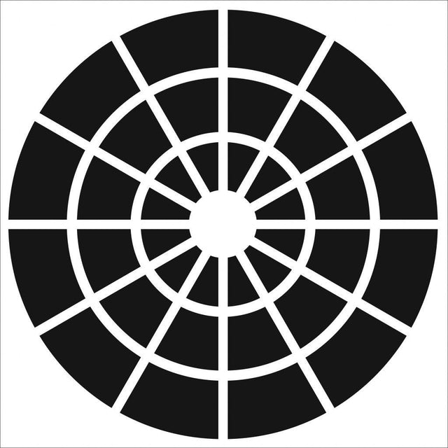 Crafter's Workshop Template Sjablong 15x15cm - Color Wheel - HobbyHimmelen