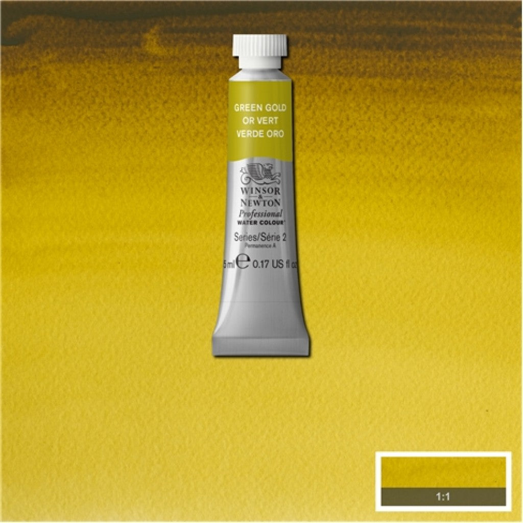 W&N - Artists Water Colour 5ml - 294 Green Gold