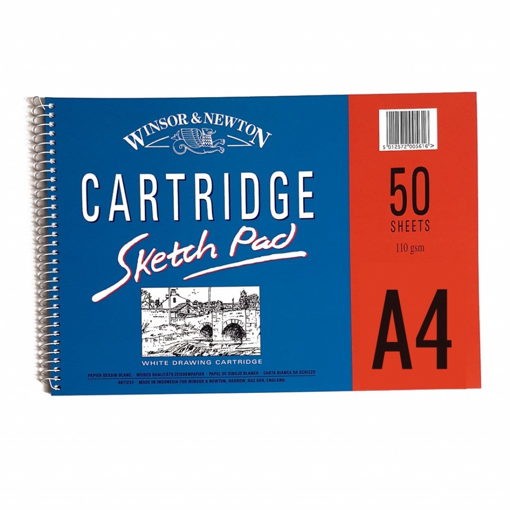 W&N Sketching A4, 110g 50 ark - Skisseblokk med Spiral