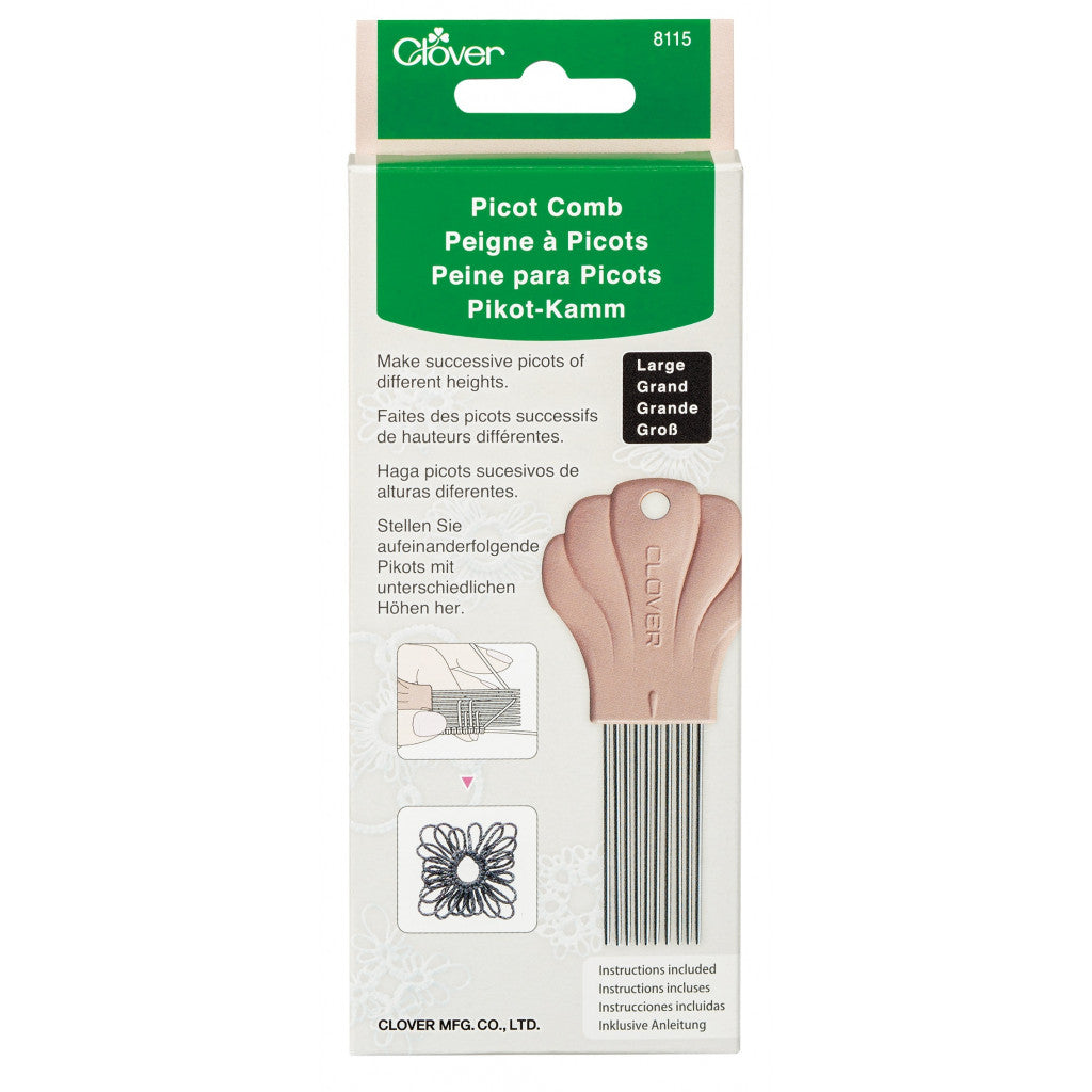 Clover Picot Comb - Large