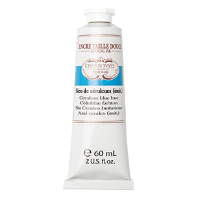 Charbonnel - Etching Ink 60ml - Cerulean Blue - HobbyHimmelen