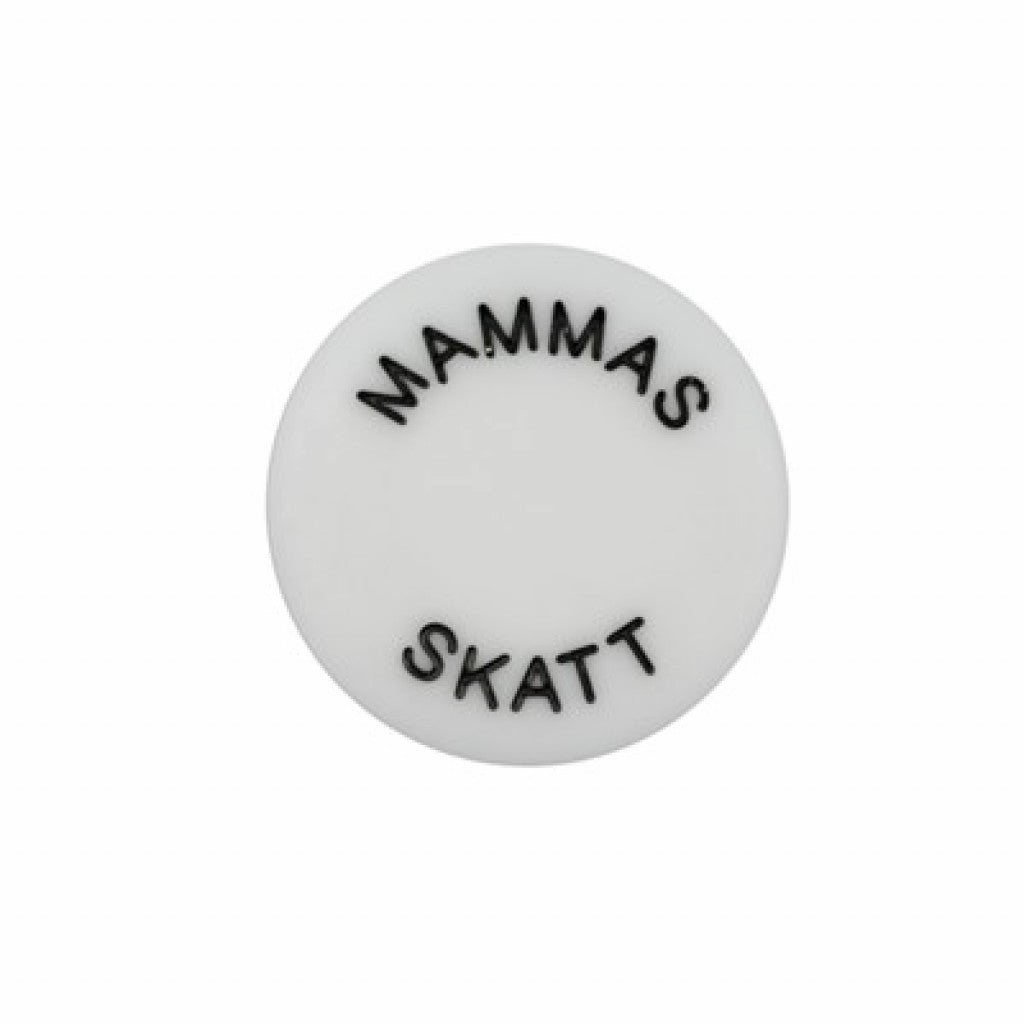 Knapp 15mm Lys Grå - Mammas Skatt