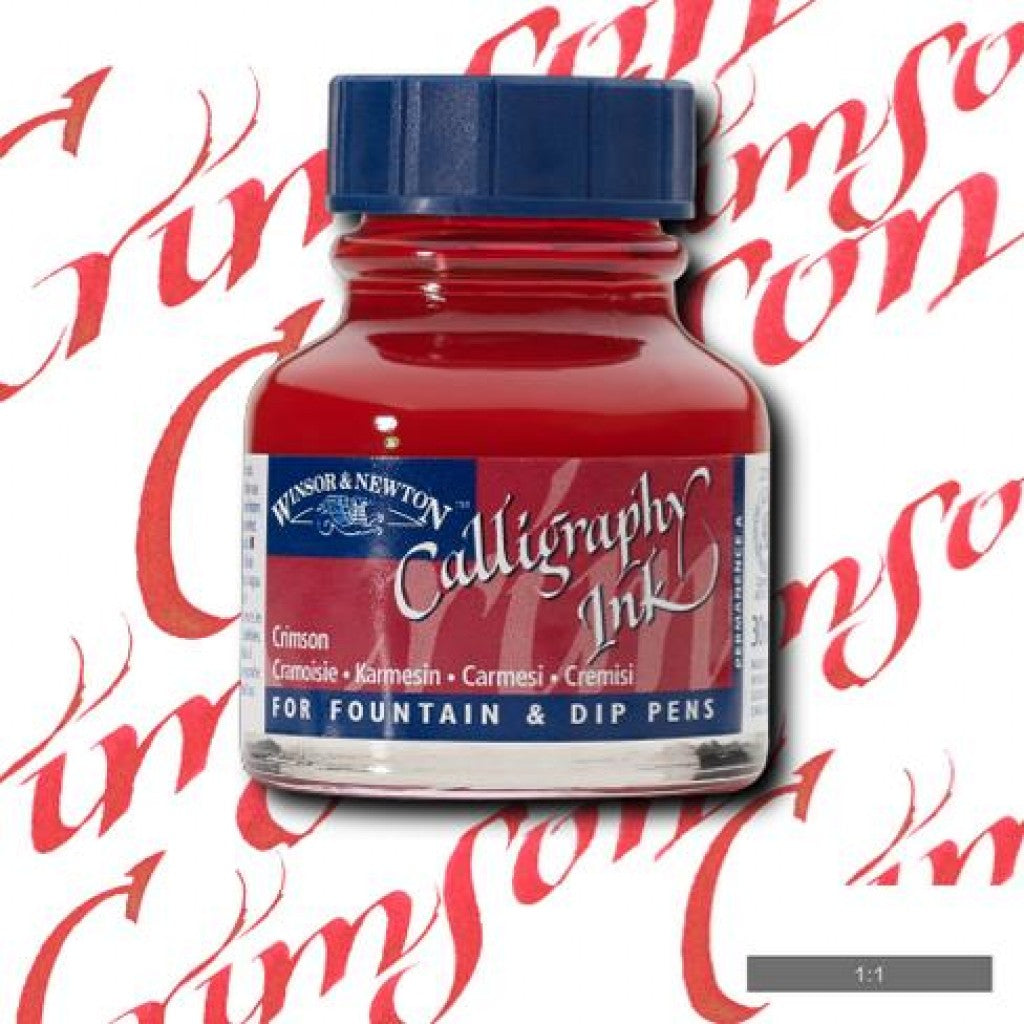 W&N Calligraphy Ink 30ml - 203 Crimson
