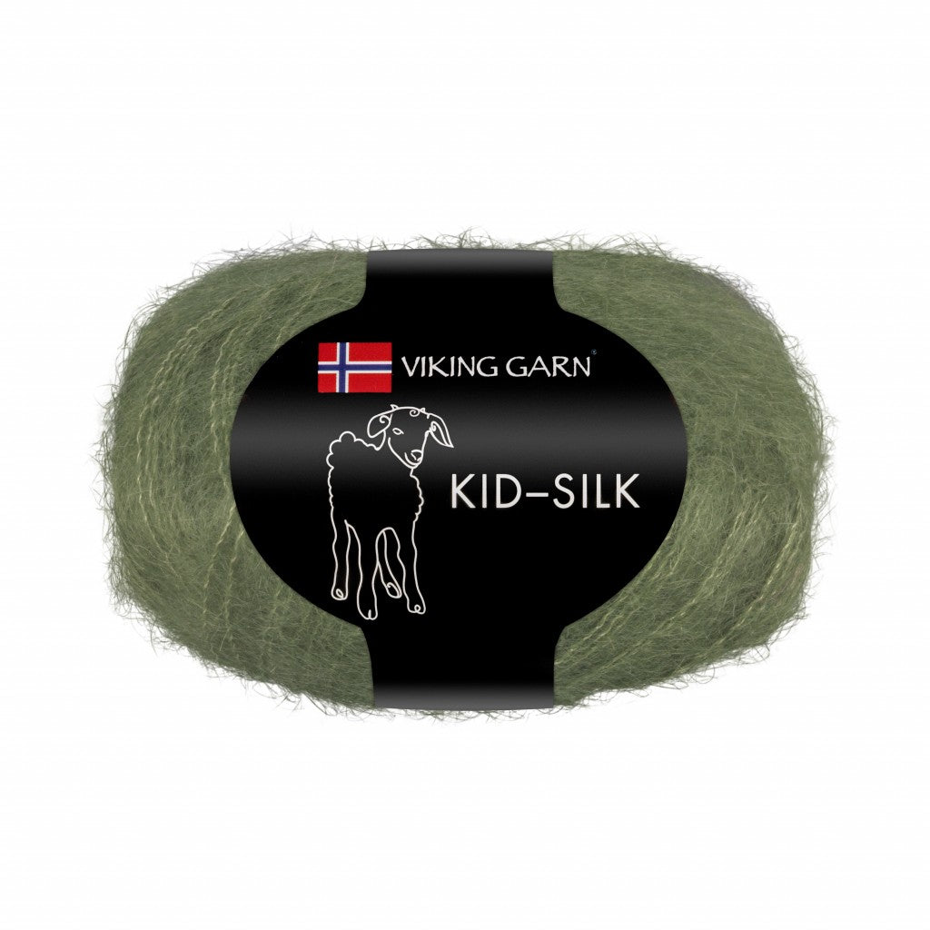 Kid-Silk - 334 Mørk Grønn