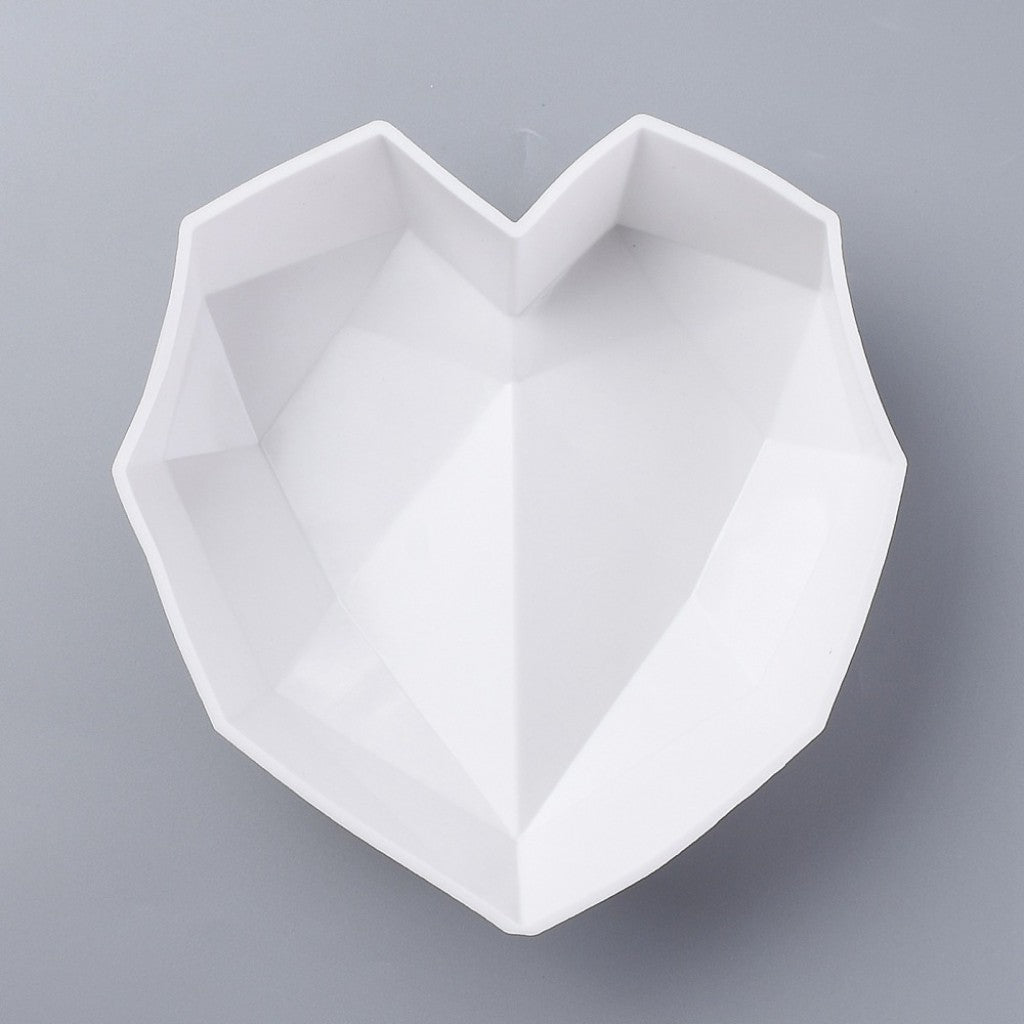 Silikonform Geometric Heart 1stk - Ginormous