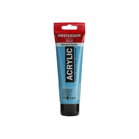 Amsterdam Standard 120ml - 522 Turqouise Blue - HobbyHimmelen