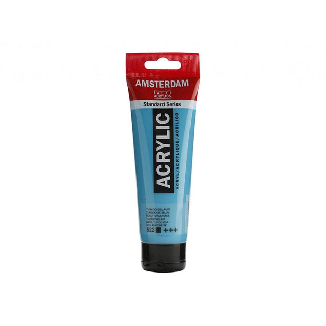 Amsterdam Standard 120ml - 522 Turqouise Blue - HobbyHimmelen