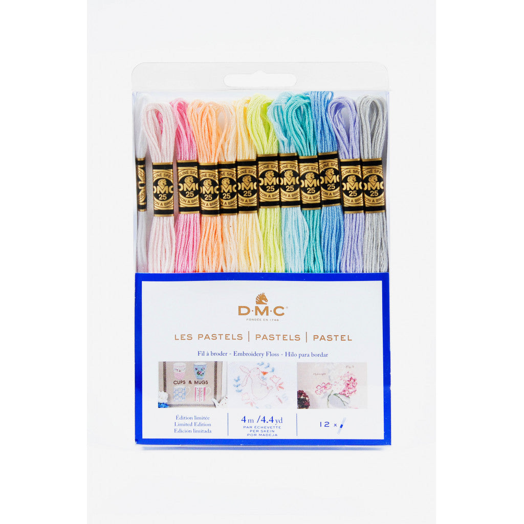 DMC Mouliné Assortment, 12stk - Pastel