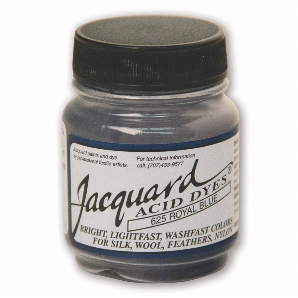 Jacquard Acid Dyes (Syrefarger), 14g - Royal Blue