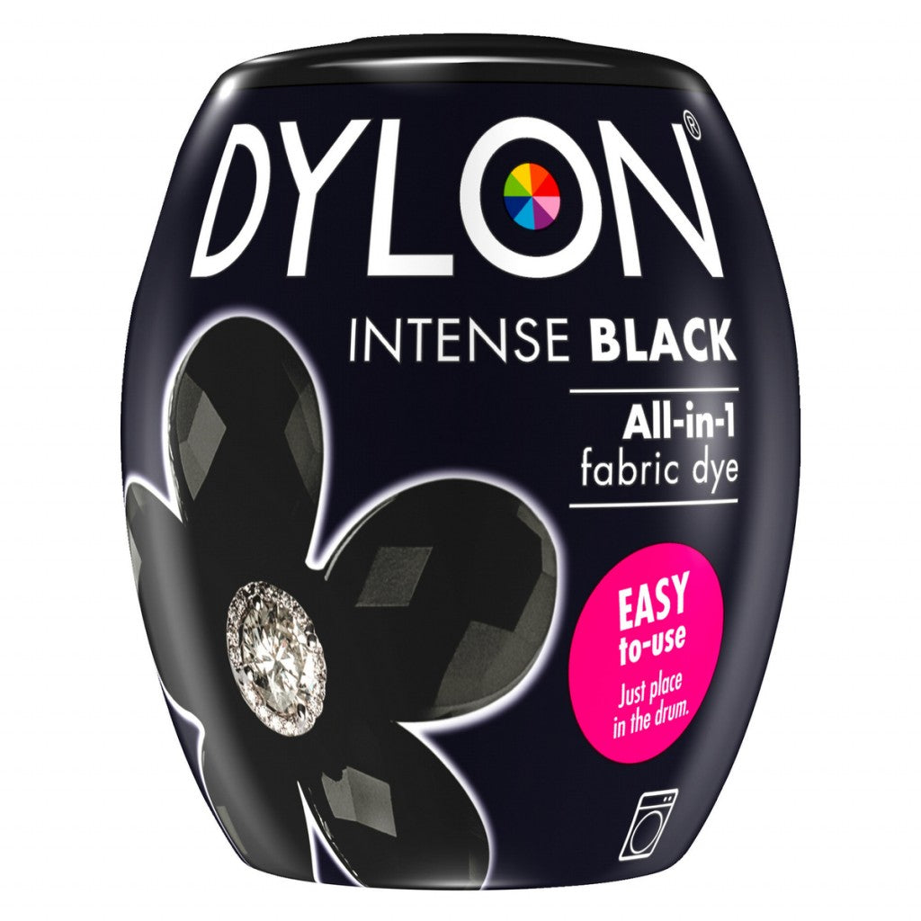 Dylon Pod Tekstilfarge - Intense Black