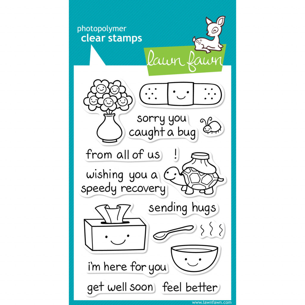 Lawn Fawn Clear Stamps 4"X6" (10x15cm) - On The Mend