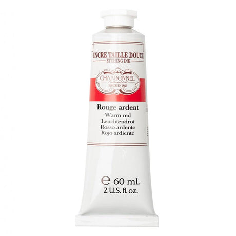 Charbonnel - Etching Ink 60ml - Warm Red - HobbyHimmelen