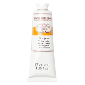 Charbonnel - Etching Ink 60ml - Yellow Ochre - HobbyHimmelen