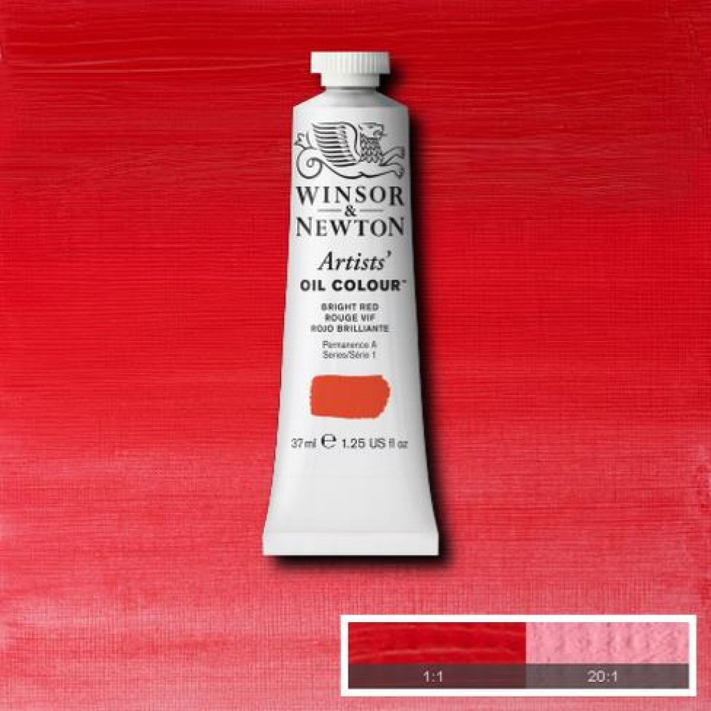 W&N - Artists Oil 37ml - 042 Bright Red