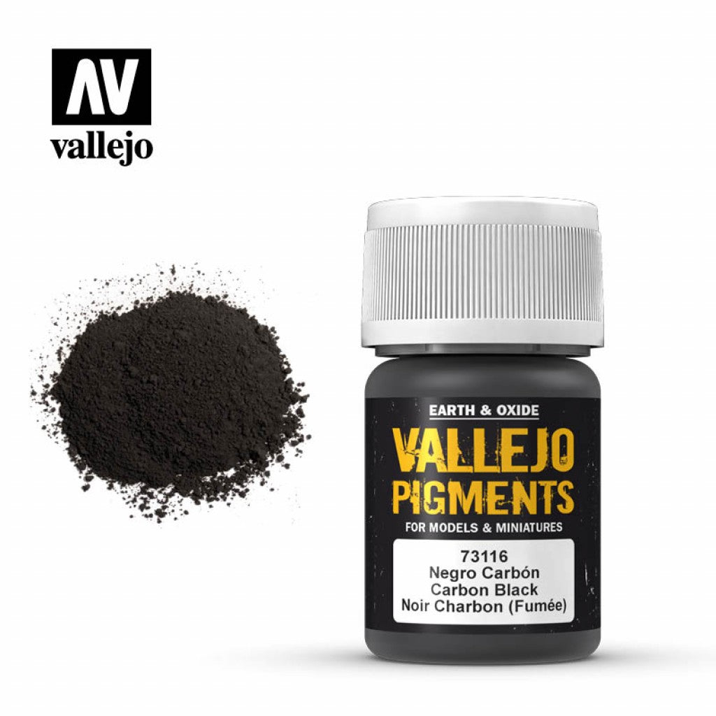 Vallejo - Pigment 73.116 - Carbon Black (Smoke Black) 35ml