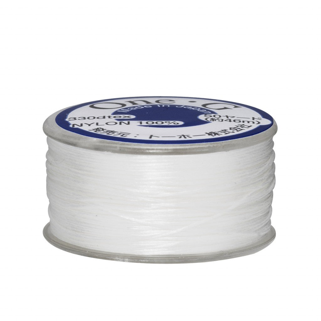 Perletråd Toho, 46m - Hvit