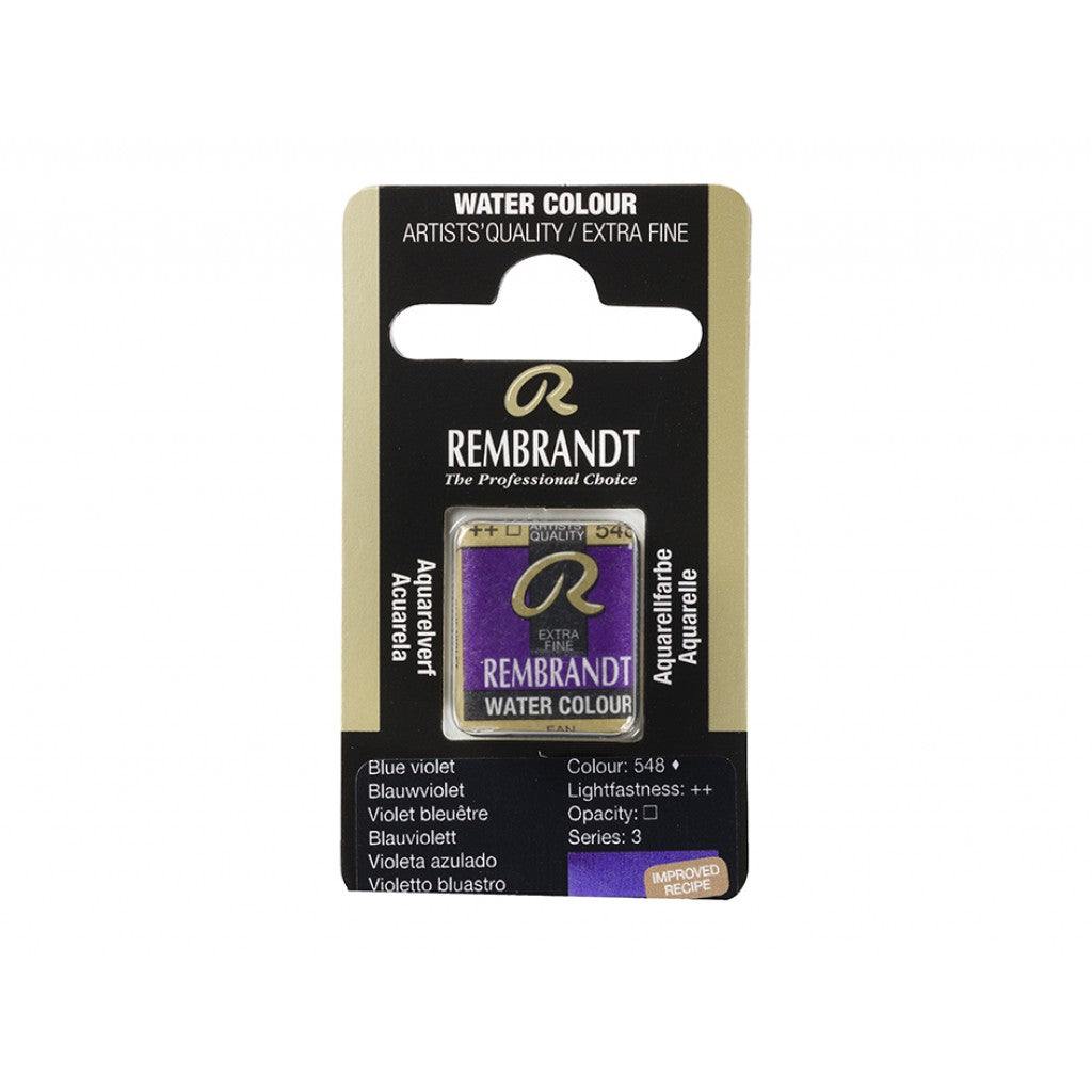 Rembrandt Akvarell Halfpan - Blue Violet 548