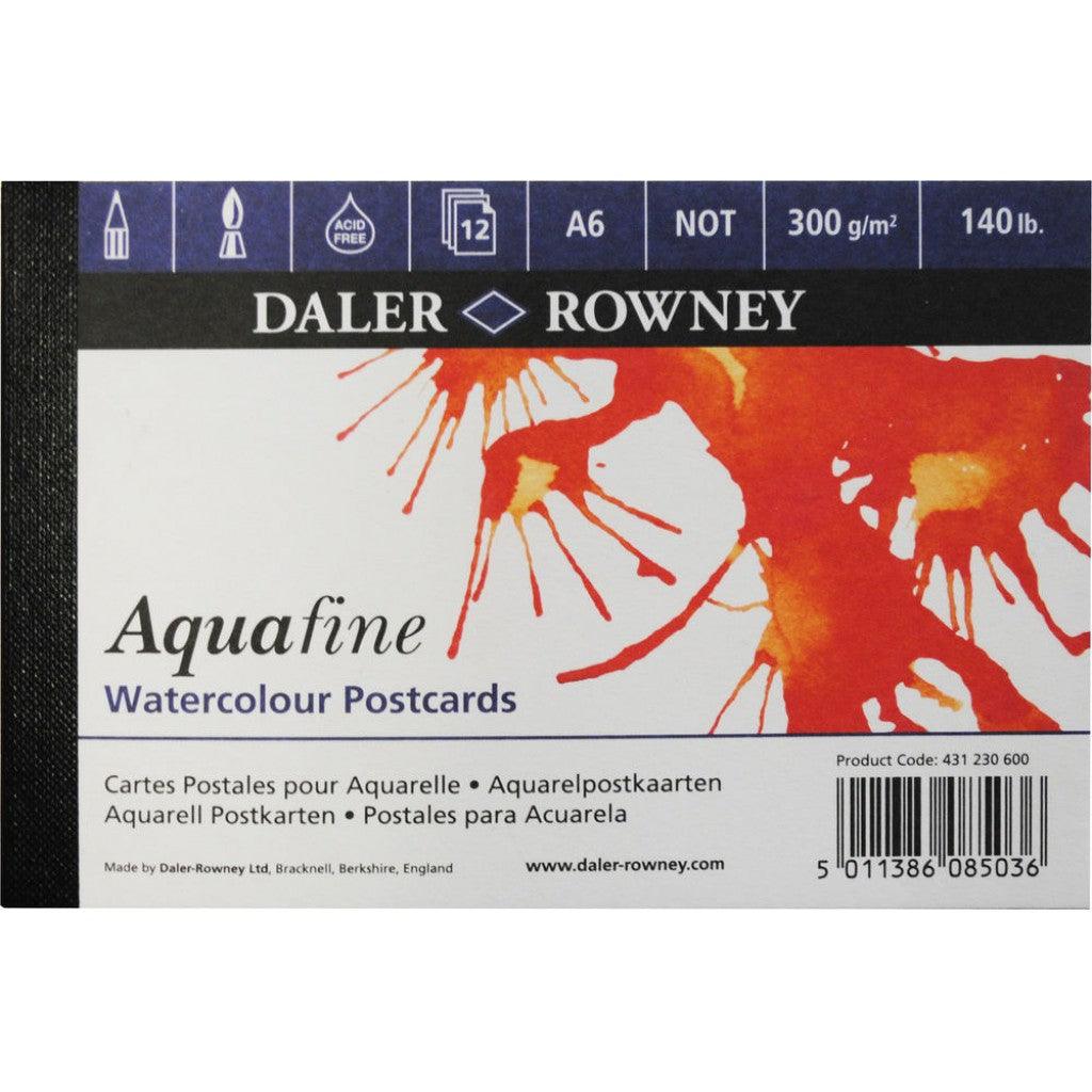 Aquafine Postkortblokk 12 ark 300g A6 CP - HobbyHimmelen