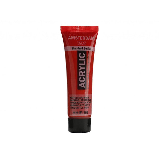 Amsterdam Standard 20ml - 396 Naphthol Red Medium - HobbyHimmelen