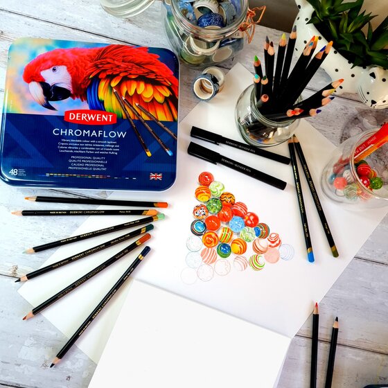 Derwent Chromaflow - Sett á 48stk
