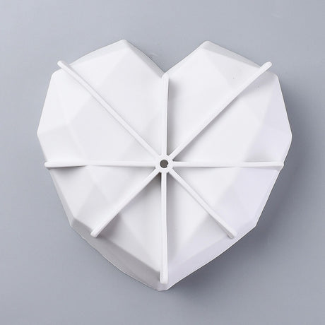 Silikonform Geometric Heart 1stk - Ginormous