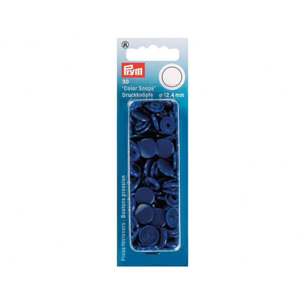 Prym Non-sew Color Snaps - Ø12.4 - Kongeblå