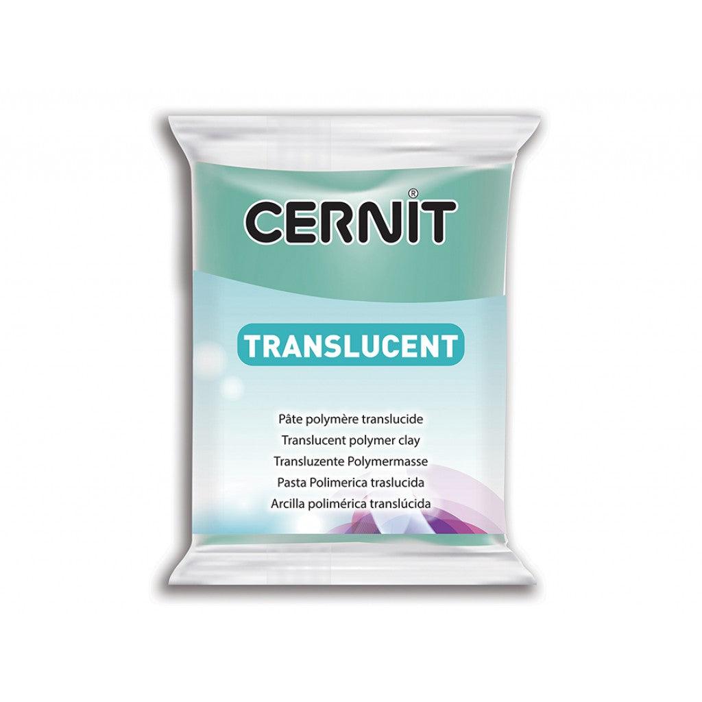 Cernit Translucent 56g - 620 Smaragdgrønn - HobbyHimmelen