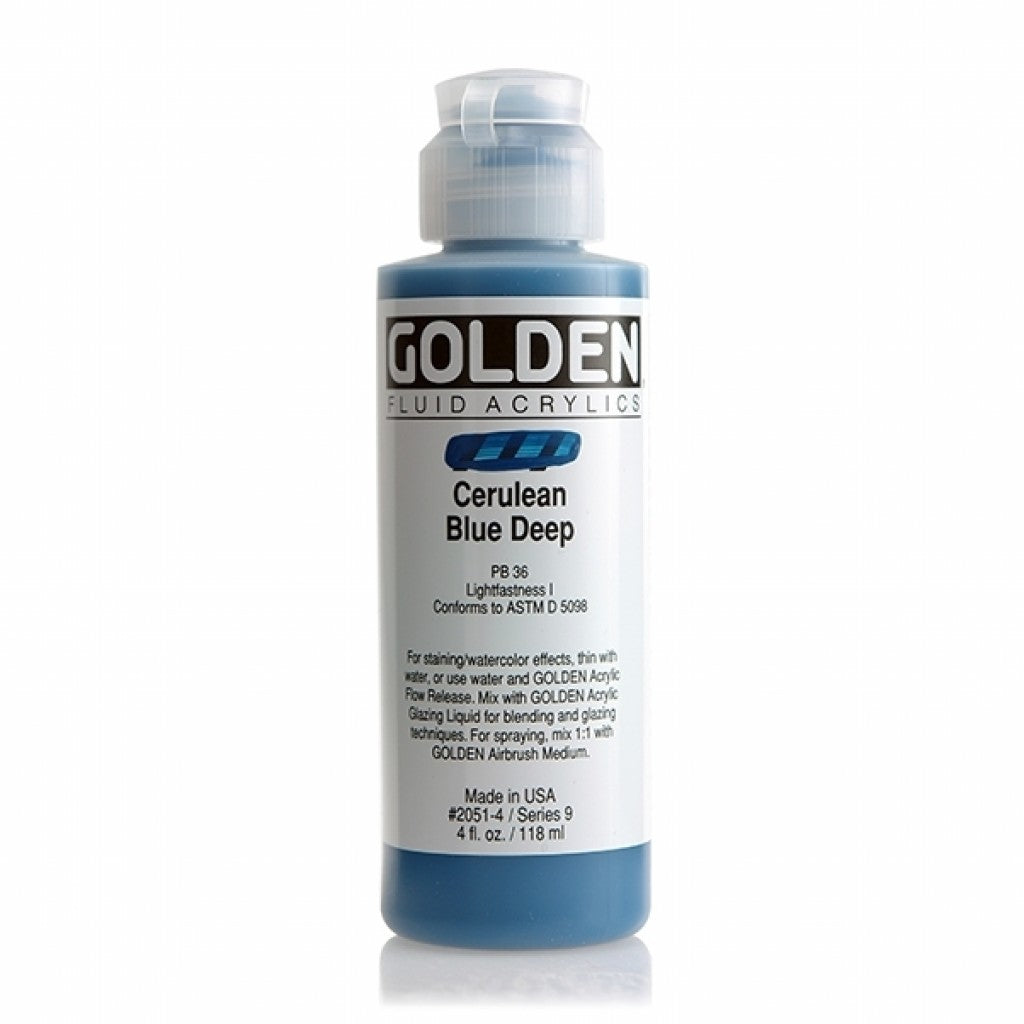Golden - Fluid 118ml - 2051-4 Cerulean Blue Deep