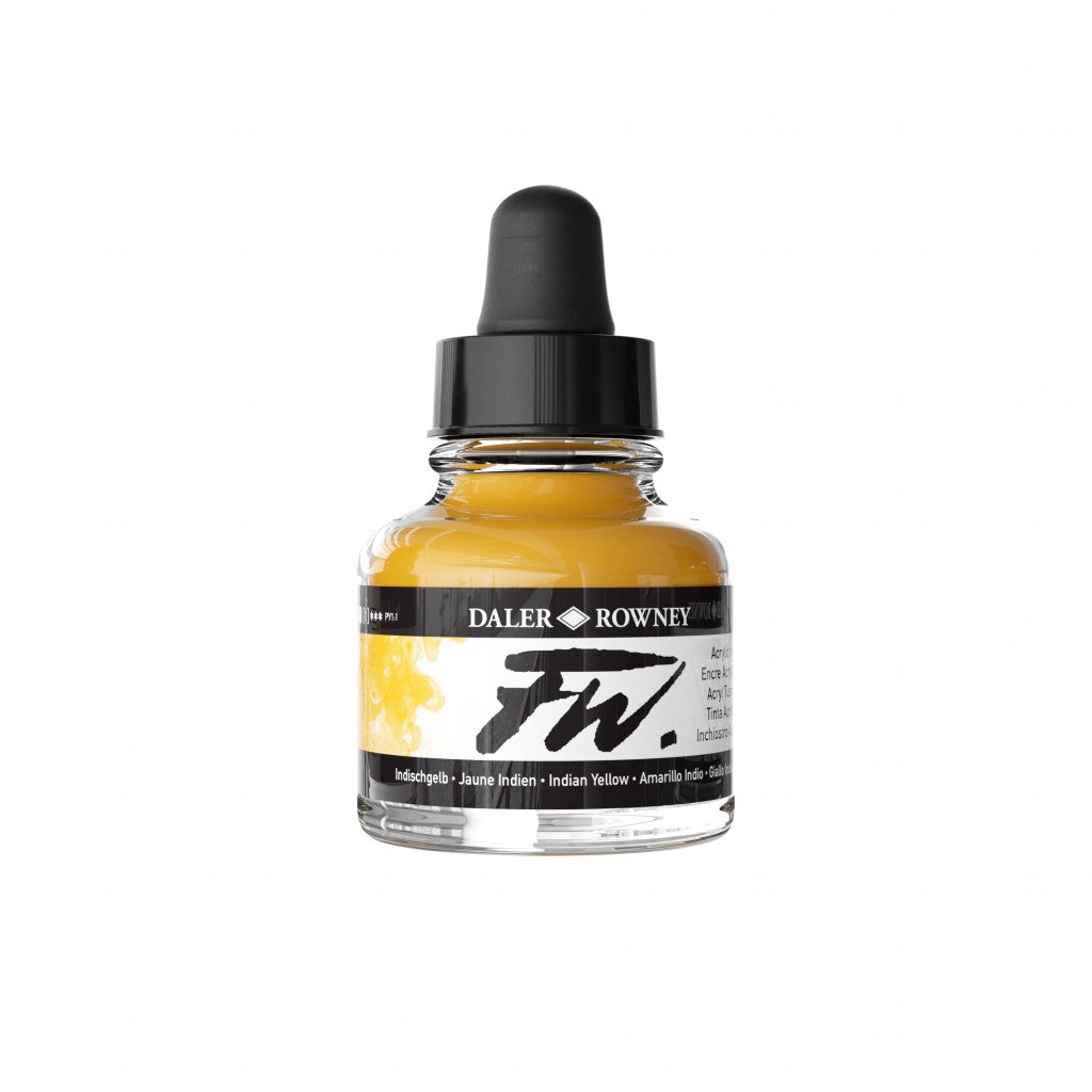 Daler Rowney - FW Ink 29,5ml - 643 Indian Yellow