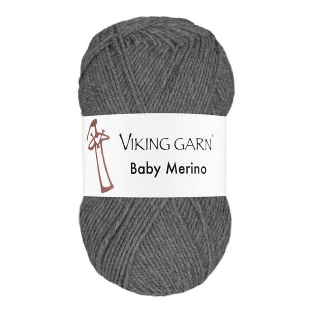 Baby Merino - 215 Grå - HobbyHimmelen