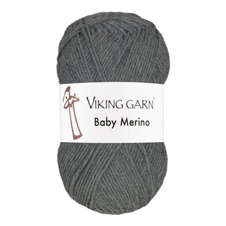 Baby Merino - 215 Grå - HobbyHimmelen